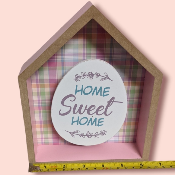 Signature Select Seasons Home Sweet Home Shadowbox Wooden Decoration - Picture 8 of 11